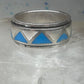 Turquoise Spinner ring size 11.50 wedding band mop terling silver women men