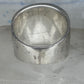 Turquoise ring size 5.25 cigar band sterling silver women