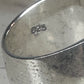 Turquoise ring size 5.25 cigar band sterling silver women
