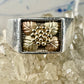 Black Hills Gold ring leaves sterling silver size 8.75 women men