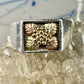 Black Hills Gold ring leaves sterling silver size 8.75 women men