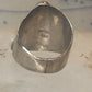 Navajo turquoise ring size 4 sterling silver pinky cigar band women girls