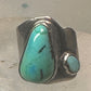 Navajo turquoise ring size 4 sterling silver pinky cigar band women girls