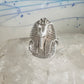 King Tut ring Zuni Egyptian Pharaoh size 9.25 sterling silver women men