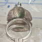 King Tut ring Zuni Egyptian Pharaoh size 9.25 sterling silver women men