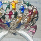 Figurative ring people climbing helping size 7.25 sterling silver women AS IS