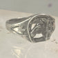Horse Ring horseshoe band arrow southwest size 4.2 pinky cowgirl sterling silver women girls