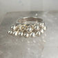 Balls ring stacker boho dancer beads band size 5.75 sterling silver women girls