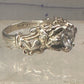 Love Heart Ring Cupid Valentine band size 7 sterling silver women