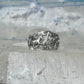 Animal ring Ted Ott Navajo size 5.5 Safari elephant giraffe horse zebra? hippo tiger sterling