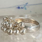 Balls ring stacker boho dancer beads band size 5.75 sterling silver women girls