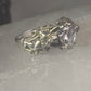 Love Heart Ring Cupid Valentine band size 7 sterling silver women