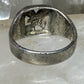 Black Hills Gold  ring Eagle leaves  size 8.75 sterling silver women men