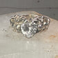 Love Heart Ring Cupid Valentine band size 7 sterling silver women