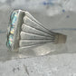 Lab Opal ring size 12 N Lee Navajo hummingbird sterling silver men women
