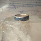 Zuni ring wedding band turquoise chips size 9 sterling silver women men