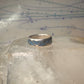 Zuni ring wedding band turquoise chips size 9 sterling silver women men