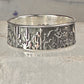 Cactus Ring Cacti southwest band size 7 sterling silver women men