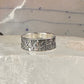 Cactus Ring Cacti southwest band size 7 sterling silver women men