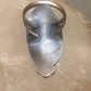 Navajo long ring turquoise onyx mop size 6.5 sterling silver women