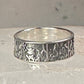 Cactus Ring Cacti southwest band size 7 sterling silver women men