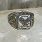 Black Hills Gold  ring Eagle leaves  size 8.75 sterling silver women men