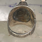 Saddle ring cowgirl cowboy band southwestern size 4 pinky sterling silver women girls