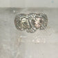 Black Hills Gold ring leaves pinky band size 4.50 sterling silver women girls