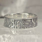 Cactus Ring Cacti southwest band size 9.75 sterling silver women men