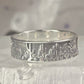 Cactus Ring Cacti southwest band size 9.75 sterling silver women men