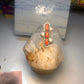 Navajo long ring coral size 5.5 sterling silver women