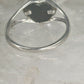 Black Hills Gold ring leaves heart Valentine onyx pinky band size 5.2 sterling silver women girls