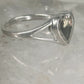 Black Hills Gold ring leaves heart Valentine onyx pinky band size 5.2 sterling silver women girls