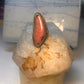 Navajo long ring rhodochrosite size 6.50 sterling silver women