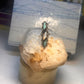 Navajo long ring turquoise onyx mop size 5.75 scalloped sterling silver women