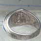Blue Lapis inlaid ring lab opal band size 6 sterling silver southwestern women