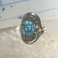 Turquoise ring Tawa by KT Navajo size 7.50 sterling silver 12KT GF women men