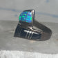 Onyx inlaid ring lab opal bypass band size 7.75 blue lapis lab opal band sterling silver southwestern women