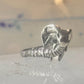 Vintage Elephant ring size 4 delicate band sterling silver pinky women girls