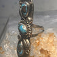 Navajo long ring Turquoise size 5.75 sterling silver women girls