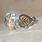 Black Hills Gold ring floral band size 7 sterling silver women girls