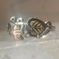 Black Hills Gold ring floral band size 7 sterling silver women girls