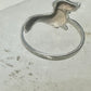 Mini Dachshund ring dog band heart love size 7.75 sterling silver women girls