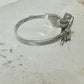 Mini Dachshund ring dog band heart love size 7.75 sterling silver women girls