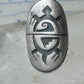 Long Turtle ring size 6 shield band sterling silver Hopi women