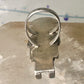 Kachina ring Navajo turquoise size 5.25 Sterling Silver women girls