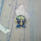 Fish Shaped Cloisonne pendant Double Sided