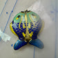 Fish Shaped Cloisonne pendant Double Sided