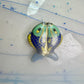 Fish Shaped Cloisonne pendant Double Sided