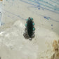 Navajo ring long onyx turquoise size 6 sterling silver signed JR women